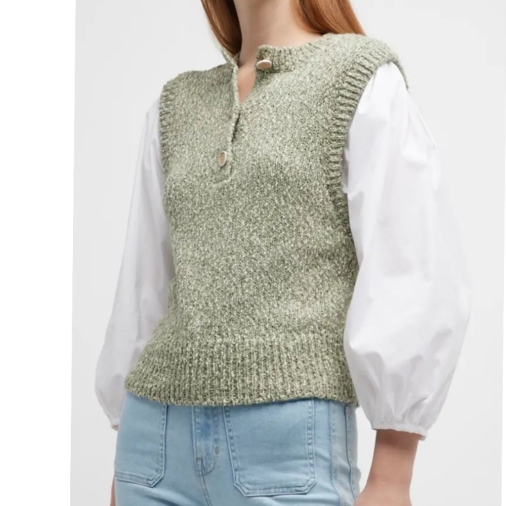 Veronica Beard Mixed Media Pullover